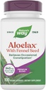 Nature's Way Aloelax, Premium Blend, with Fennel Seed, Relieves Occasional Constipation*, 340 mg, Gluten Free, Vegan, Occasional Constipation Relief*, 100 Capsules (Packaging May Vary)