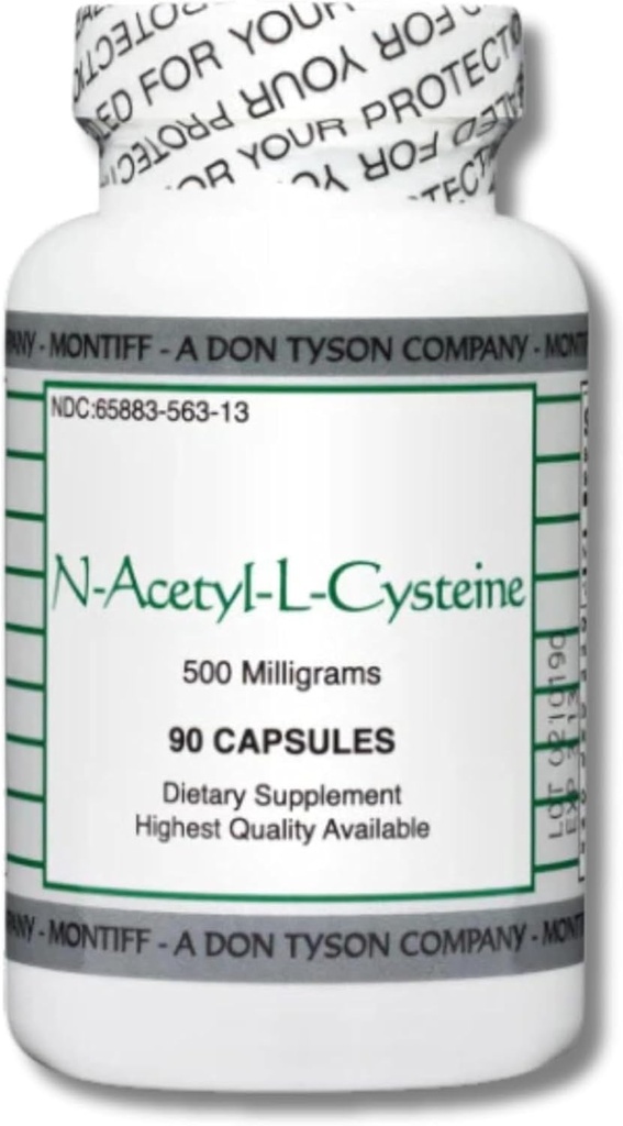 MindEyes N-Acetyl-L-Cysteine NAC 500mg Supplement (90 Capsules), White