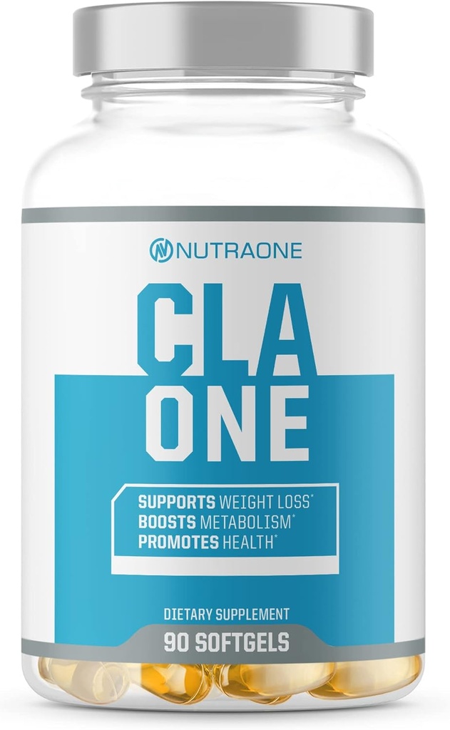 NutraOne CLAOne Supplement from Nutrition — Conjugated Linoleic Acid (CLA) Natural Supplement* (90 Capsules)