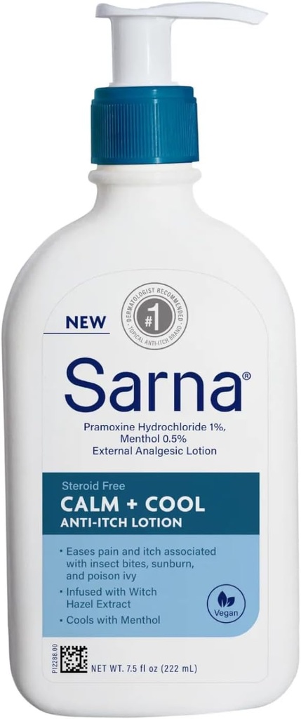 Sarna Calm + Cool Lotion 7.5 Oz