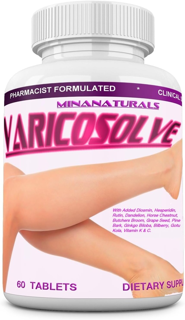 VARICOSOLVE The Natural Supplement for Leg Veins. 60 Tablets