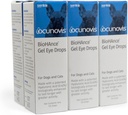 Sentrx - Ocunovis Gel Eye Drops for Dogs and Cats with Dry Eyes, Hydrating Cat and Dog Eye Drops with Hyaluronic Acid, Non-Blurring and Non-Stinging Artificial Tears, 5 ml, 6 Pack