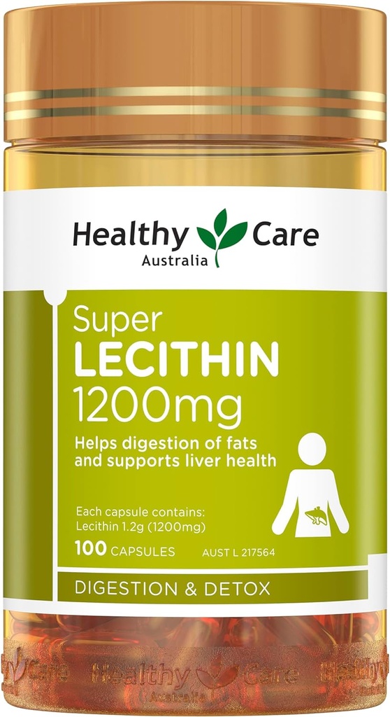 Healthy Care Lecithin 1200mg 100caps