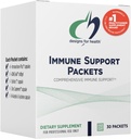 Designs for Health Immune Support Packets - One Month Supply Vitamin Packs with Immunitone Plus Mushroom Complex + Herbs, NAC, Vitamin D + K, Zinc + Vitamin C (30 Packets)