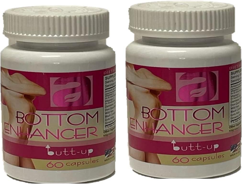 2 Bottom Buster Bottom Support 60 caps Gluteos Nalgas Butt Enhancement Mujer Woman