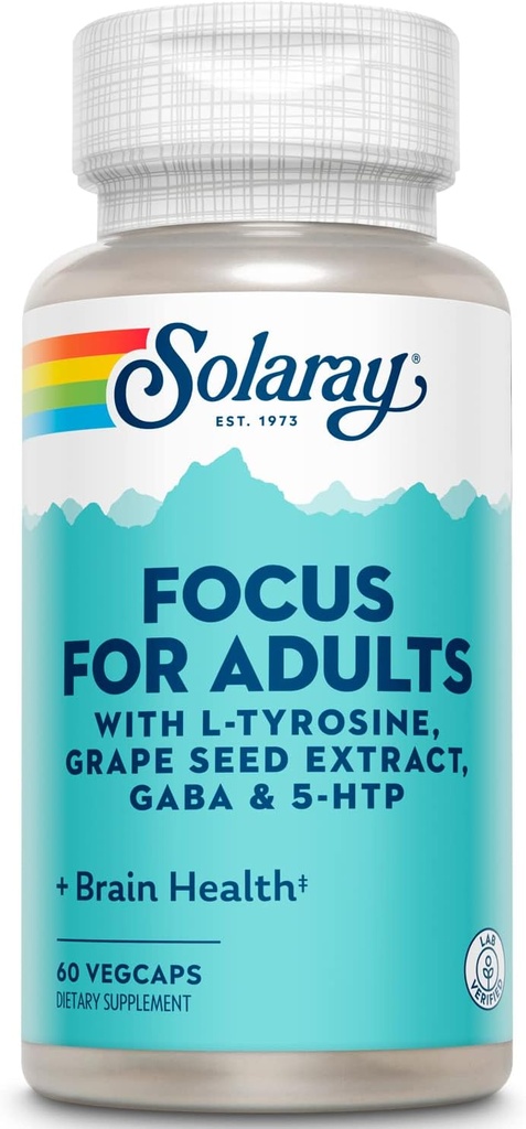 SOLARAY - Focus for Adults | 60 Capsules