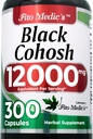 FITO MEDIC'S Black Cohosh Root Extract 12000 mg Equivalent, Herbal Supplement for Women, 300 Capsules