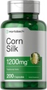 Horbäach Corn Silk Capsules 1200mg | 200 Count | Non-GMO, Gluten Free Extract Supplement