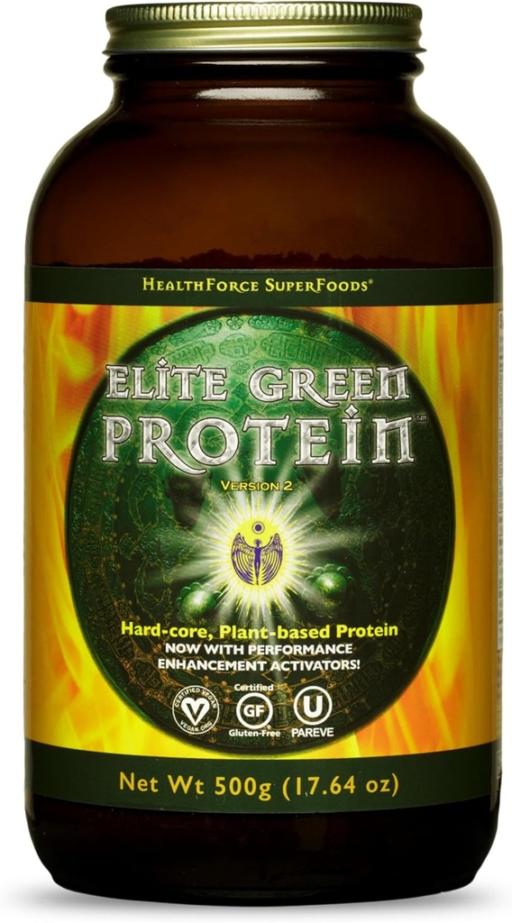HEALTHFORCE SUPERFOODS Elite Green Protein - 500 g Powder