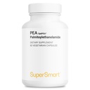 Supersmart - 99% Pea Supplement PalmitoylEthanolAmide 1200 mg per Day - with OptiPEA - Natural Supplement - General Health & Neuropathy Support | Non-GMO & Gluten Free - 60 Vegetarian Capsules