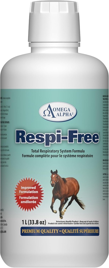 Omega Alpha Equine Respi-Free 32oz.