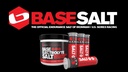 BASE Performance electrolyte salt, 226 Servings tub with 3 refillable race vials.