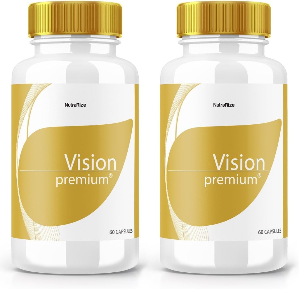 (2 Pack) Vision Premium, Premium Eye Support Supplement, Vision Premium to Improve Concentration and Focus, Vision Premium All-Natural Pills for Healthy Eyes, VisionPremium Reviews (120 Capsules)