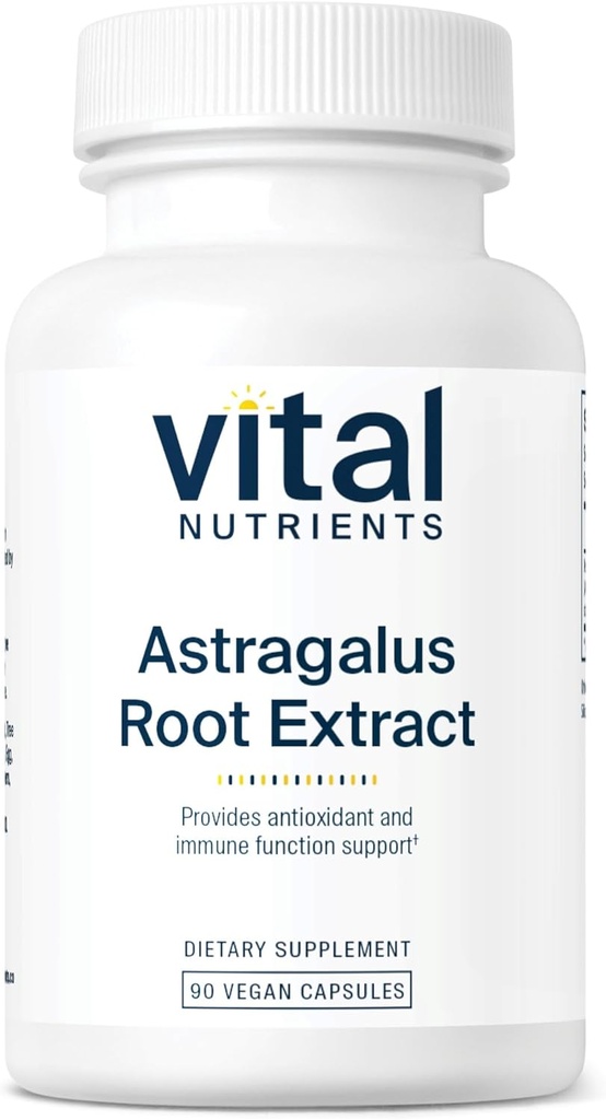 Vital Nutrients - Astragalus Root Extract - Vegan Formula - Herbal Support for The Immune System - 90 Vegetarian Capsules per Bottle - 300 mg