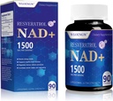 New NAD Supplement - Liposomal NAD+ Supplement with Resveratrol 90 Count （1500MG）