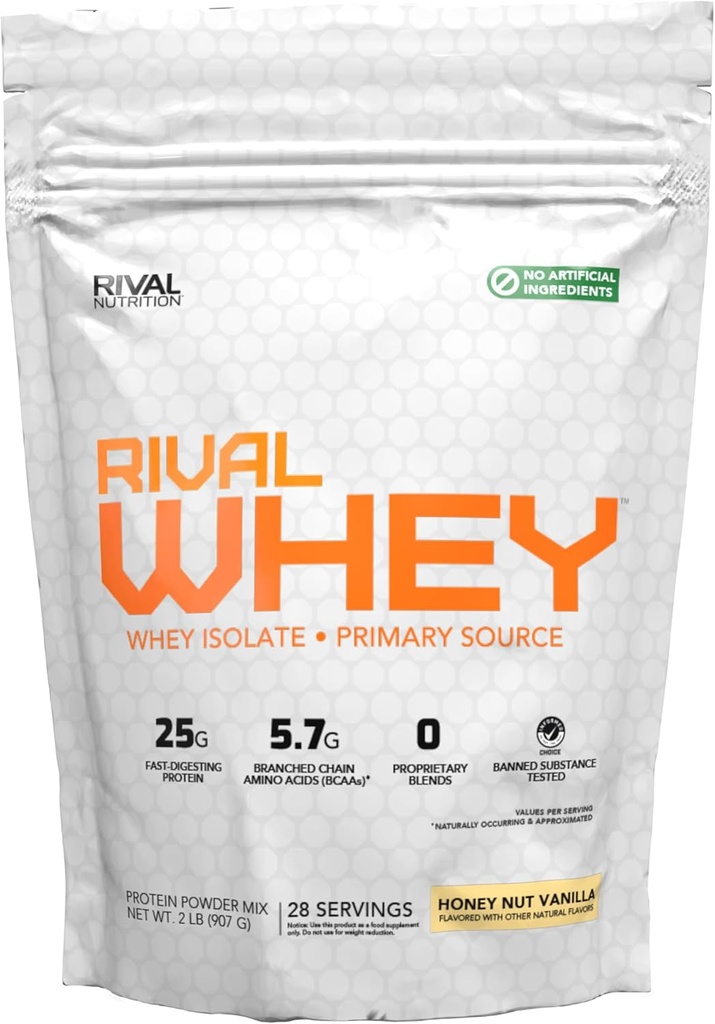 Naturally Flavored Rival Whey - Honey Nut Vanilla 2lb