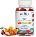 Halal Vitamins for Kids - Halal Multivitamins for Kids Vitamin A, C, D, E, B6, B12 - Non-GMO Vegetarian, Halal Gummies - 90 Count