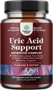 Green Coffee Bean Extract for Uric Acid Cleanse & Detox - Green Coffee Beans with Turmeric, Tart Cherry & Celery Seed for Adults - Daily Uric Acid Flush for Joints Support & Kidney Cleanser – 120 Ct