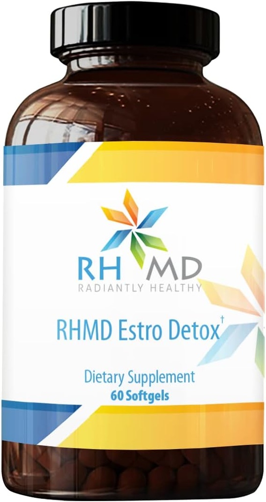 RHMD Estro Detox Dietary Supplements (60 Softgels)