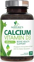 Calcium Supplement 1200 mg - with Vitamin D3 for Best Absorption - Supports Immune Health, Bones & Teeth - Nature's Calcium Carbonate + 1600 IU of D3 - Bottled in USA for Women & Men - 120 Tablets
