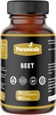 Beet Premium 320 Capsules Nitric Oxide Booster | Herbal Supplement | 900 mg Per Serving | Made with 100% Pure Beetroot Powder (Beta Vulgaris)