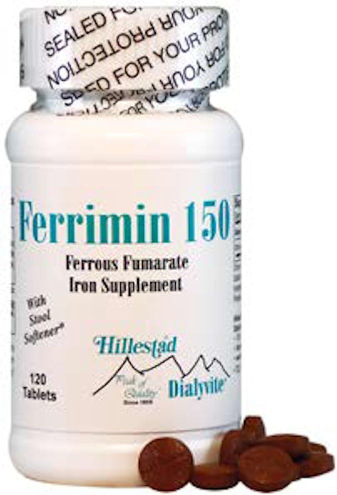 Dialyvite - Ferrous Fumarate - Ferrimin 150-120 Tablets (2)
