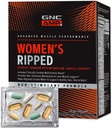 GNC AMP Women’s Ripped Non-Stim Vitapak Program, 5 Products in 1 Vitamin Pack, Metabolism & Lean Muscle, Water Shedding, Proven Ingredients, CLA, Biotin, Multivitamin, Caffeine Free, 30-Day Supply