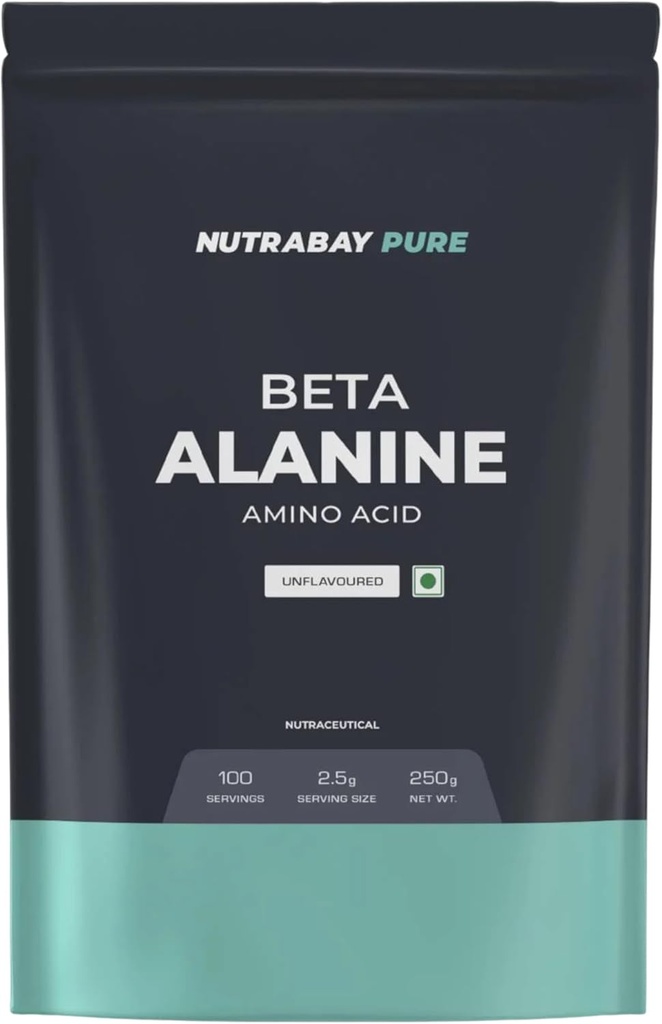 Nutrabay Pure 100% Beta Alanine - Unflavoured, 250g