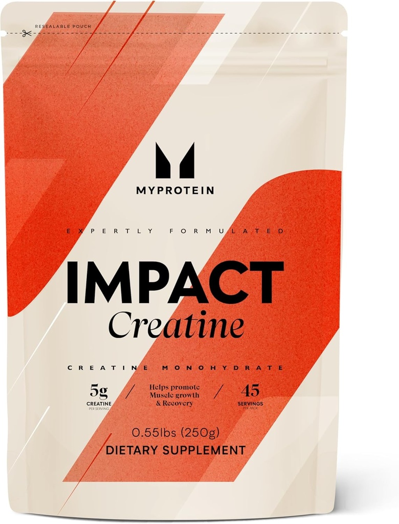 Myprotein Creatine Monohydrate Powder, 0.5 Lb (50 Servings) Pure Unflavored Creatine Powder, Post/Pre Workout Supplement for All Sports & Exercises