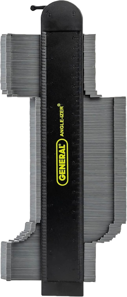 General Tools Contour Gauge with Lock 833X - 10" Angle Finder Tool for Home Improvement - Gadgets for Men