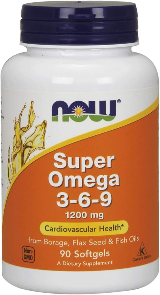 NOW Foods - Super Omega 3-6-9 1200 mg. - 90 Softgels
