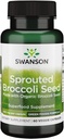 Swanson Made with Organic Sprouted Broccoli Seed 400 Milligrams 60 Veg Capsules