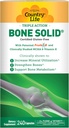 Country Life Bone Solid - Bone Health Supplement with Microcrystalline Hydroxyapatite (MCHA), Calcium, Magnesium, Zinc, Vitamins K2 & D3 for Enhanced Bone Strength & Metabolism - 240 Capsules