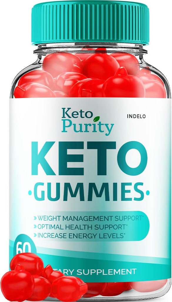 Keto Purity ACV Gummies Advanced Loss - Maximum Strength, Purity Keto Plus ACV Weight Management Gummies Apple Cider Vinegar KetoPurity, Keto Purity Gummies Reviews Vitamin B12 Keto+ACV (60 Gummies)