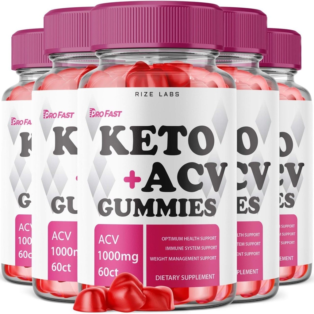 rize labs - Pro Fast Keto+ACV Gummies for Advanced Weight Loss, All Natural Keto Plus Apple Cider Vinegar 1000mg Supplement, Helps in Reducing Belly Fat, for Extra Strength (300 Gummies)