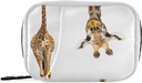 Funny Giraffe Pill Box 7 Day Pill Case Travel Pill Organizer Bag with Zipper Portable Weekly Case Compact Size for Vitamin Supplement Holder