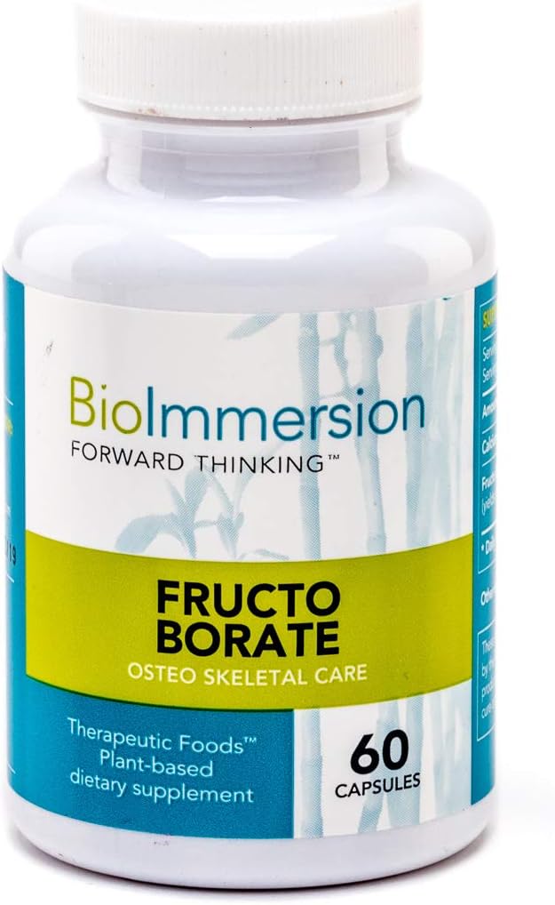 Fructo Borate Complex – Supports Joint Mobility & Bone Strength, Boron Supplement for Inflammation Relief, 60 Capsules, Non-GMO