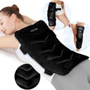 REVIX Extra Large Ice Pack for Back, 13” x 21” Reusable Gel Cold Pack Wrap for Full Back, Hip, and Leg Relief, XXL Cold Compress for Muscle Soreness, Fatigue, and Everyday Recovery, Black