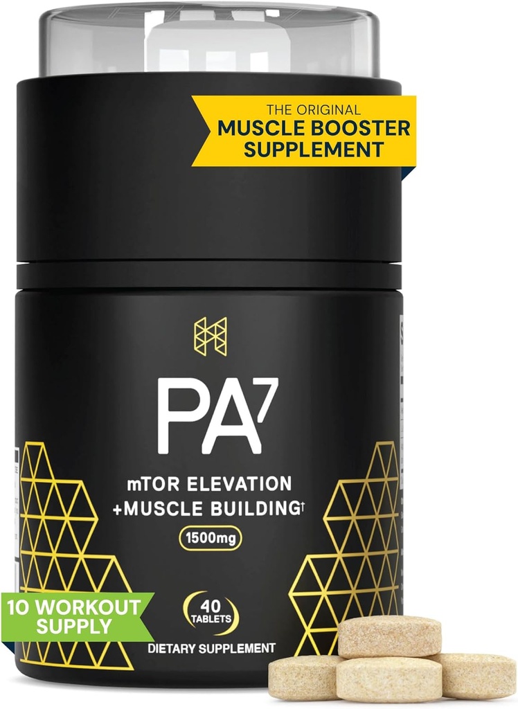 HPN PA(7) Phosphatidic Acid Muscle Builder Top Natural Muscle Builder - Boost mTOR | Build Mass and Strength from Your Workout | 10 Day Supply