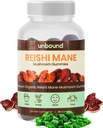 Unbound Reishi Mushroom Gummies. Supplement for Immune Support - 60 Gummies