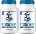 (2 Pack) ProNervium - ProNervium Advanced Nerve Health Supplement, ProNervium Nerve Support Dietary Pills, All-Natural Formula for Dynamic Lifestyle, Pro Nervium Pastillas Reviews (120 Capsules)
