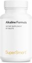 Supersmart - Alkaline Formula Supplement (Advanced Formula) - with Potassium Phosphate, Calcium & Magnesium Citrate - pH Balance | Non-GMO & Gluten Free - 60 Tablets