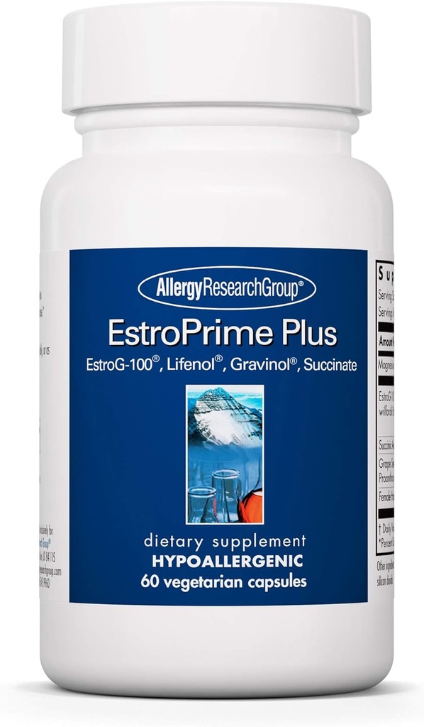 Allergy Research Group Flashes No More Supplement - Menopause Support for Women, Estrogen, Menopause Relief, for Hot Flashes & Night Sweats - 60 Count