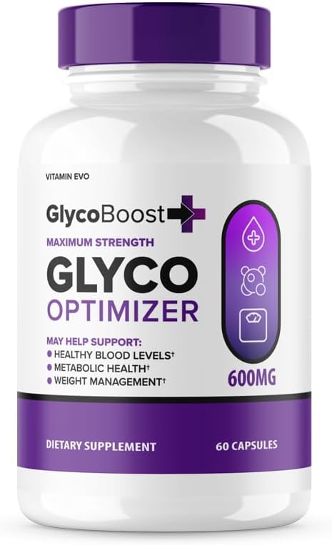 GlycoBoost Capsules, Glyco Boost, GlycoBoost Optimizer Pills, Glycoboost Glycogen Support Capsules, Glycoboost Advanced Formula, Glycoboost Supplement Capsules, 60 Capsules 1 Month Supply