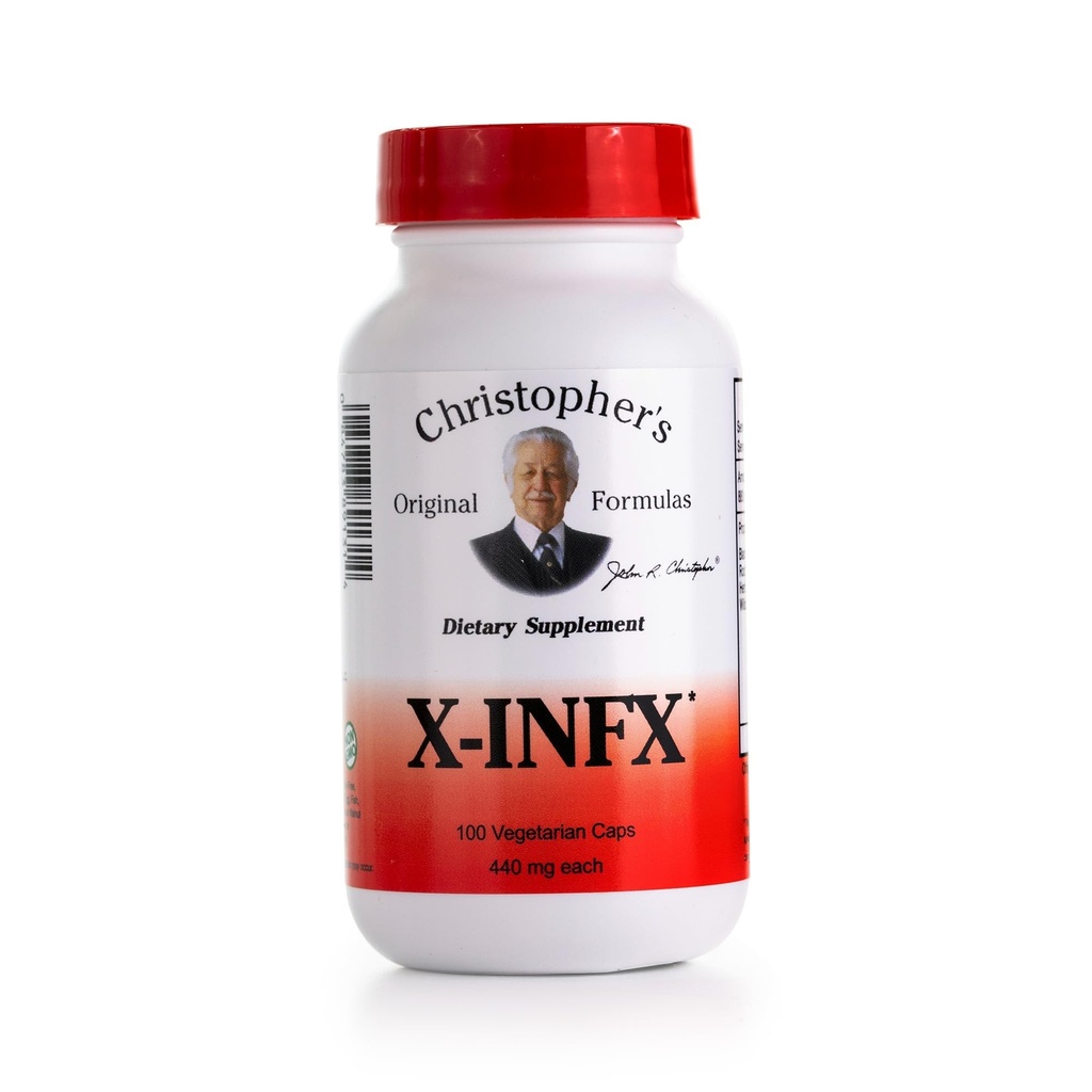Christopher's Original Formulas X-INFX Formula, Natural Immune Support, 100 Caps