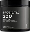 Toniiq 200 Billion CFU Probiotic Supplement 30 Verified Third-Party Tested Strains - Fully Shelf-Stable Probiotics Formula with Prebiotic Blend - Extended Release Capsules