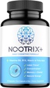 Nootrix Brain Plus Nootropic Supplement | Supports Memory, Mental Focus, Cognitive Health & Energy | Promotes Healthy Mood & Brain Function | Vitamin B1, Vitamin B6 & Vitamin B12 | 30 Capsules