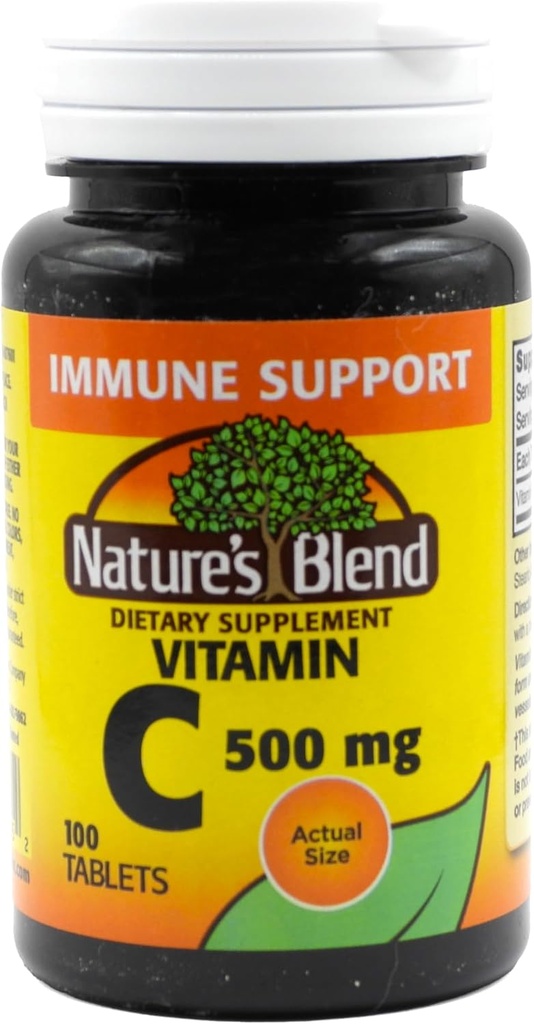 Nature's Blend Vitamin C 500 mg 100 Tablets