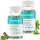 Body Deodorizing Supplement，Body Deodorizing Capsules，Body Deodorant Capsules for Detox, Digestion, Gut Health, Skin Support 90 Capsules (2)