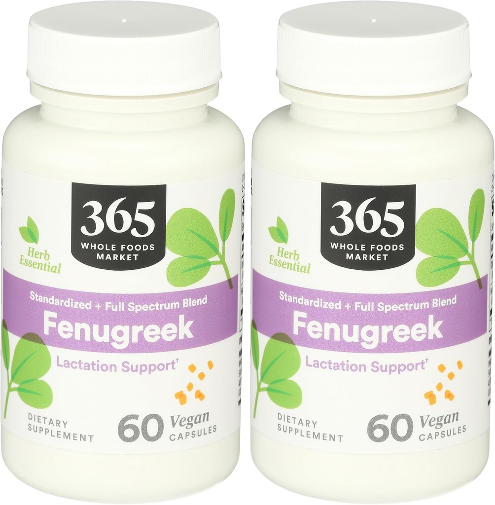 365 by Whole Foods Market Fenugreek, 60 CT (Pack of 2)